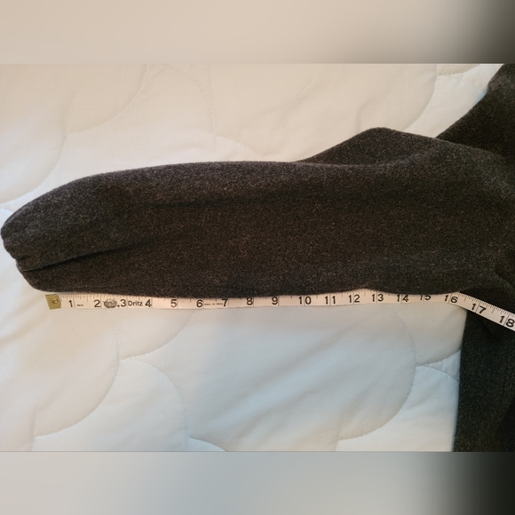 Vintage Sherwood Charcoal Gray/ Red Wool Vest Coat - Picture 8 of 8